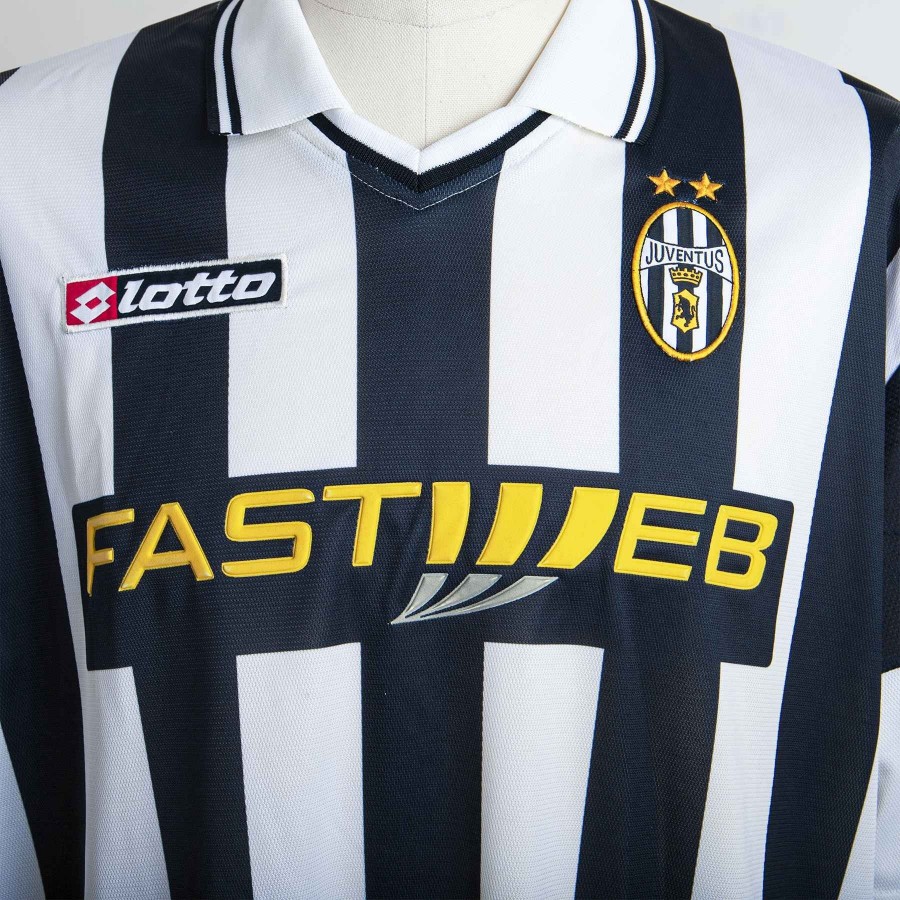 JUVENTUS HOME JERSEY LOTTO DAVIDS N26 2001 2002 JUVENTUS HOME JERSEY LOTTO DAVIDS N26 2001 2002