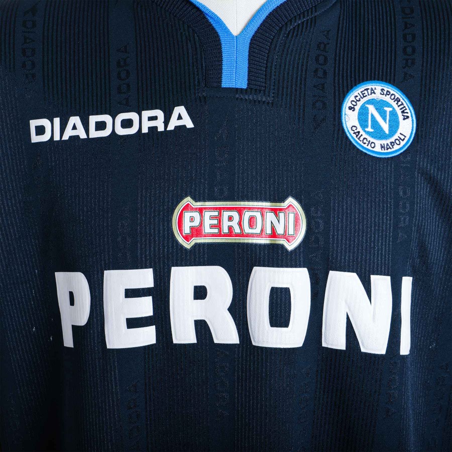 NAPOLI THIRD JERSEY DIADORA STELLONE N9 2000 2001