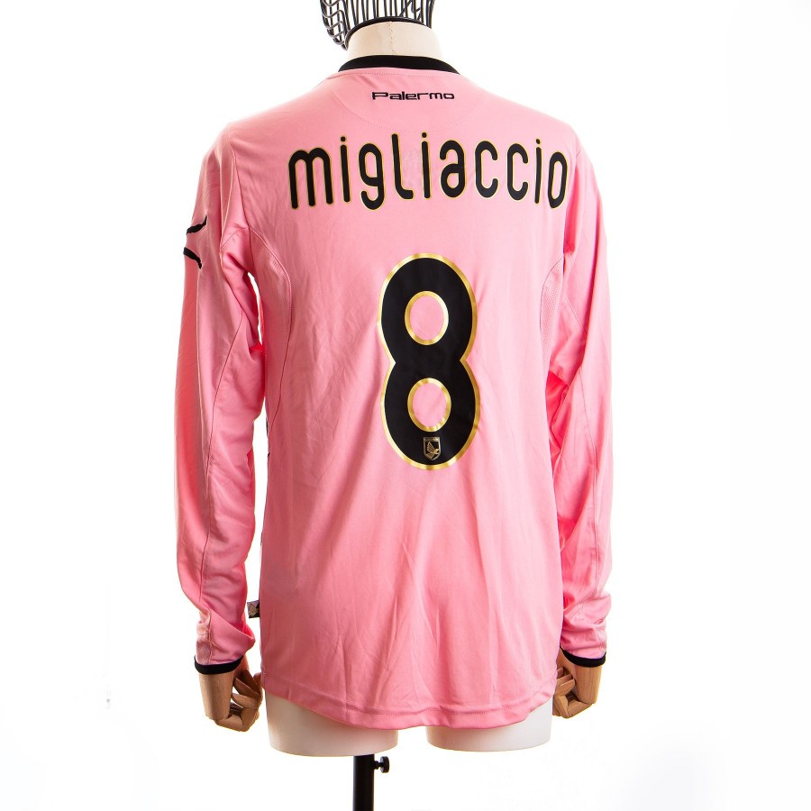 PALERMO 2011 2012 HOME FOOTBALL SHIRT SOCCER JERSEY LEGEA sz L MEN