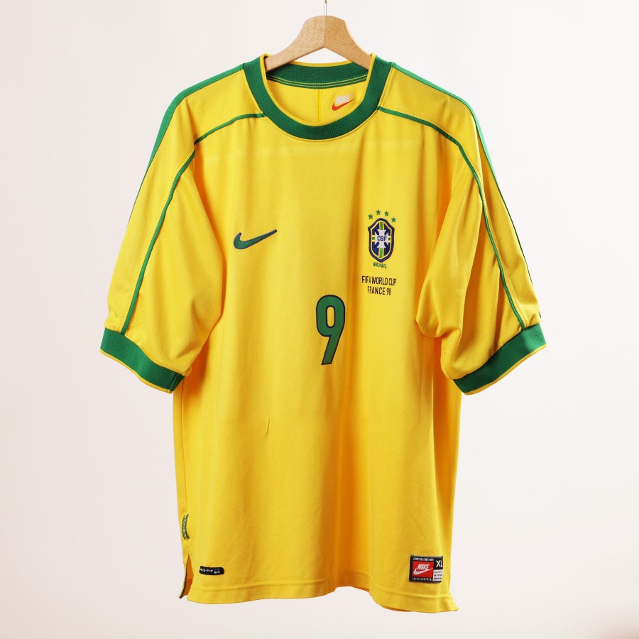 maglia home nike brasile ronaldo 9 Francia 98