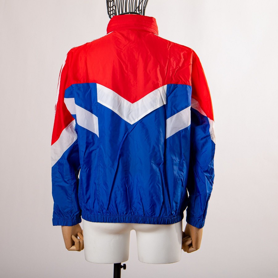 Giacca adidas rossa e blu outlet
