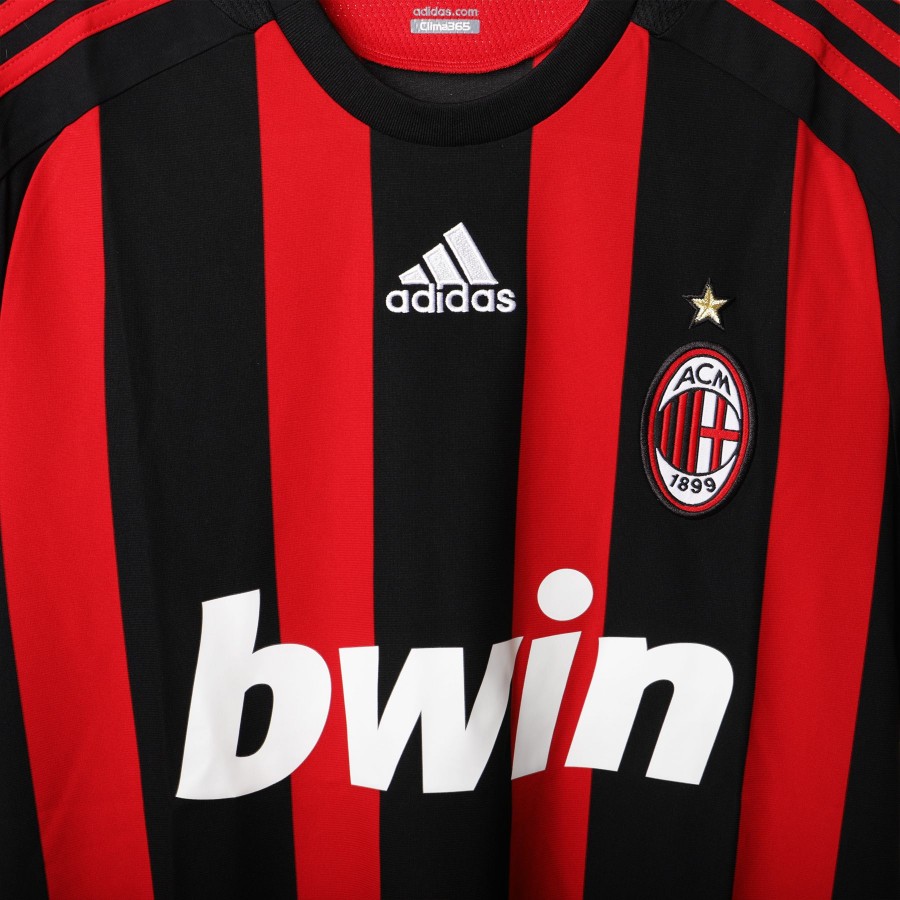 2008 2009 milan adidas home jersey inzaghi 9