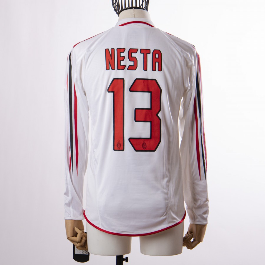Away AC Milan 2004 2005 Nesta 13 Adidas Jersey
