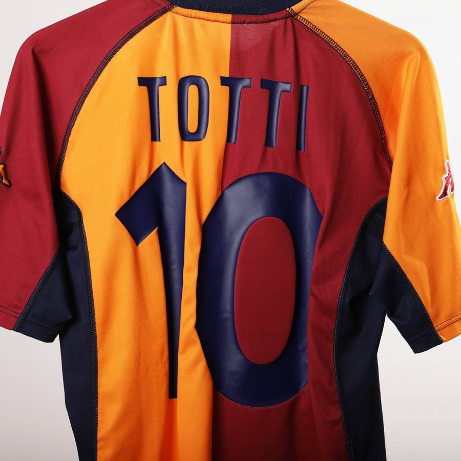 Maglia shirt As Roma Kappa 2001-2002 #10 Totti 