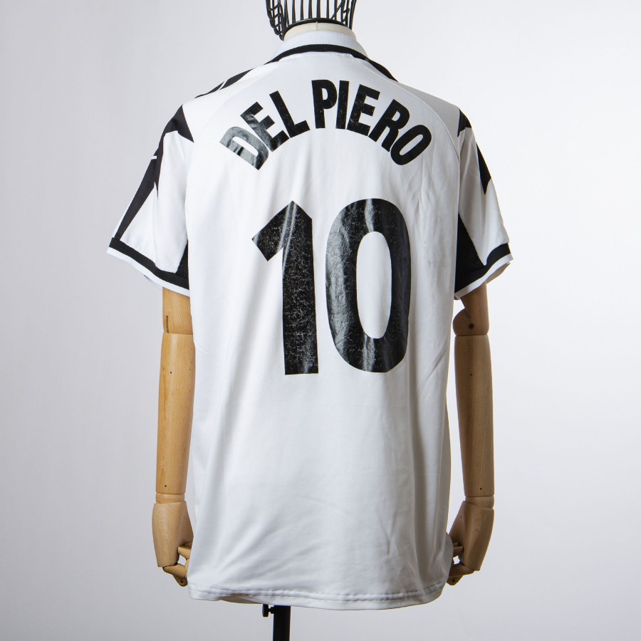 Nuovo di zecca DEL PIERO #10 JUVENTUS 1998/1999/2000 L AWAY SERIE A SHIRT CALCIO VINTAGE 