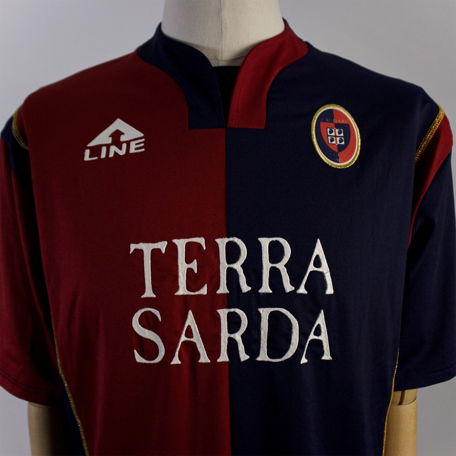 MAGLIA HOME CAGLIARI A LINE ZOLA N10 2004 2005