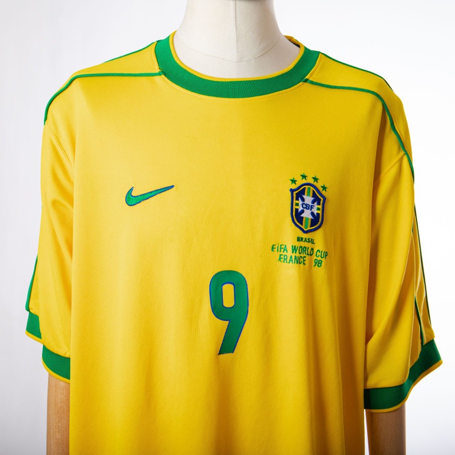 maglia home brasile ronaldo 9