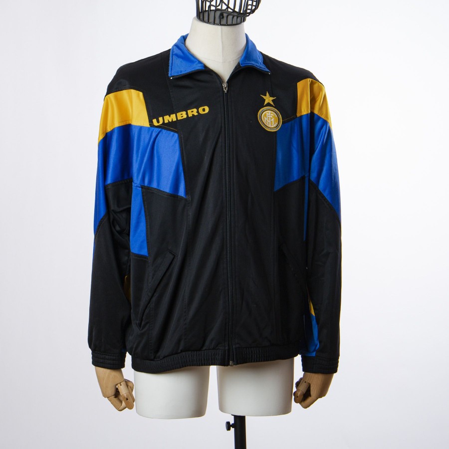 90s UMBRO×INTER 96/98 Half Zip Piste 1996-98 Inter Milan Umbro Track Jacket - 9/10 - (S)