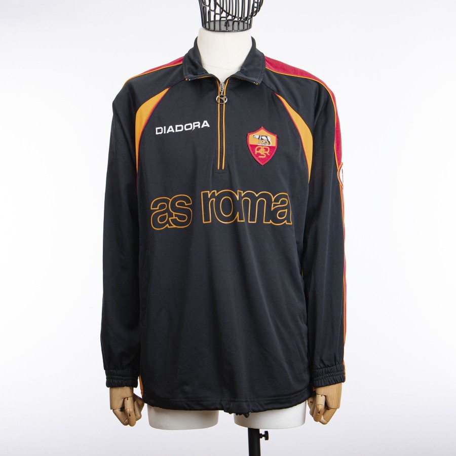 1999 2000 Diadora AS Roma Training Sweatshirt