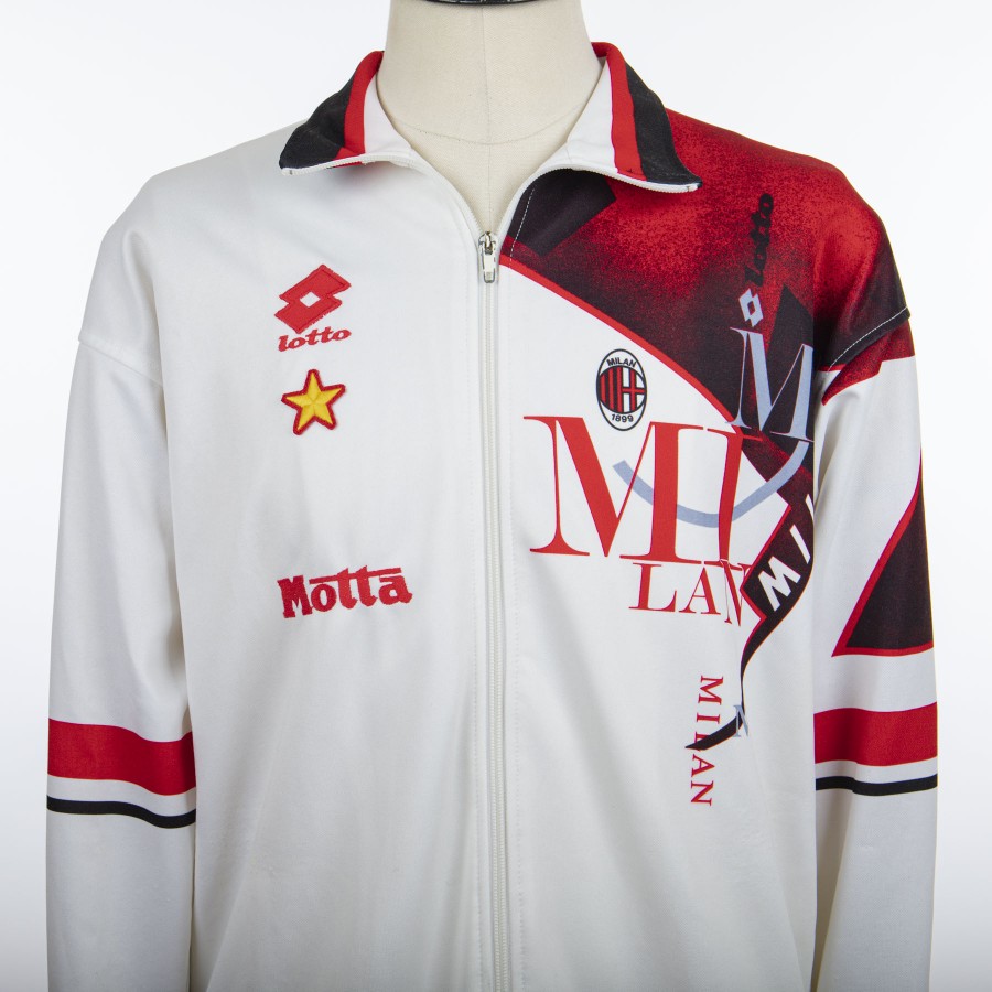 giacca Milan Lotto bianca 1993 1994