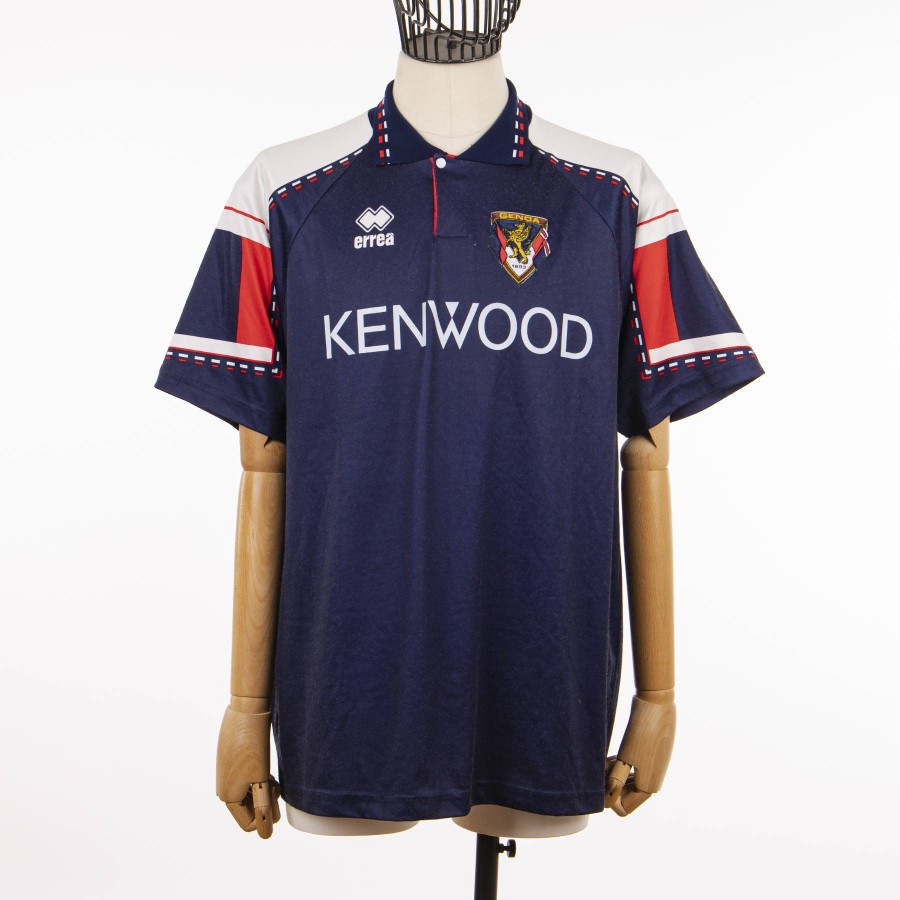 ウェア Genoa 1994 1995 XL 1994-95 Genoa Home Shirt - 6/10 - (L)