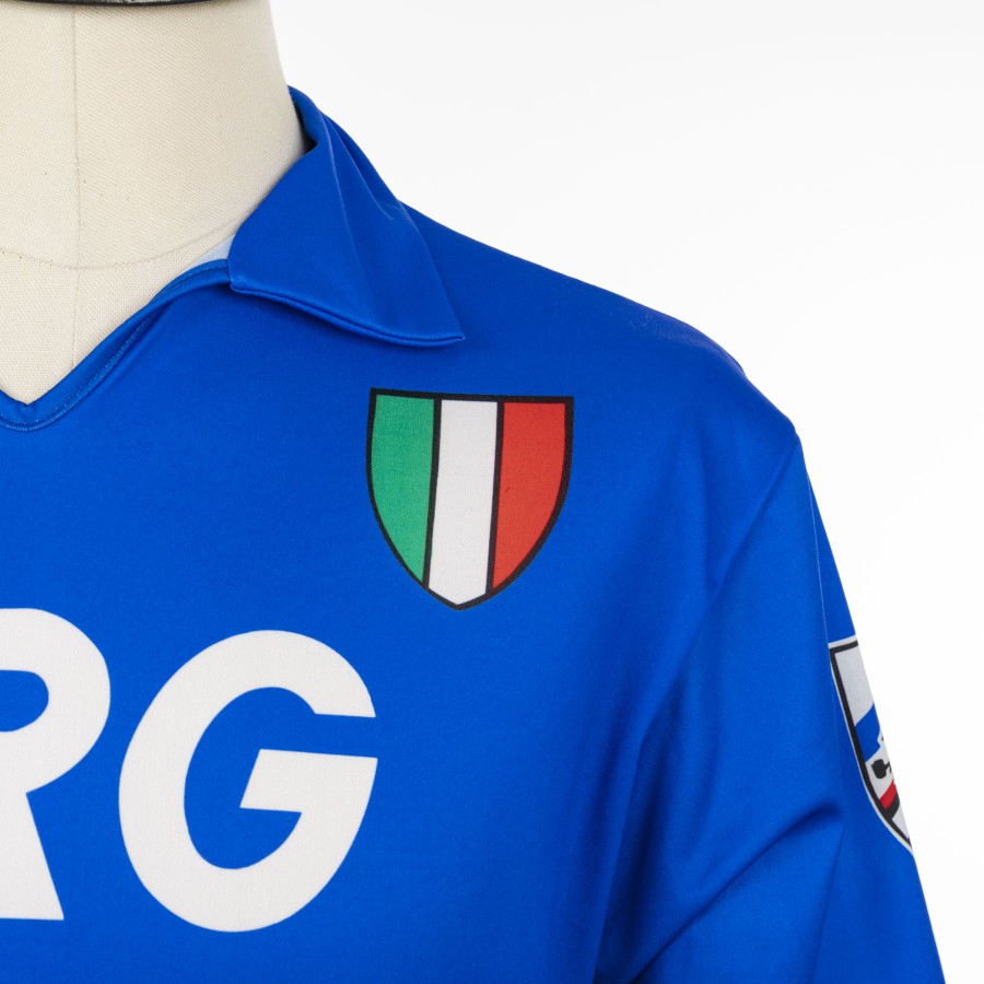 1991 1992 asics sampdoria home jersey