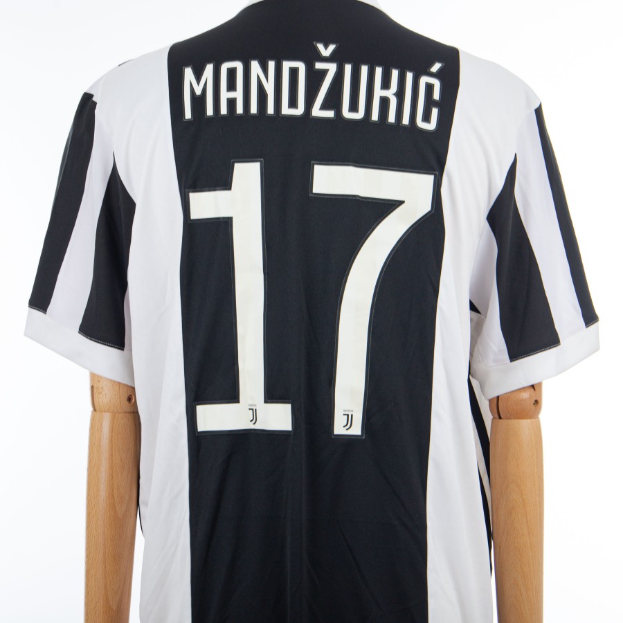 2017 2018 Juventus Adidas Mandzukic 17 Home Jersey