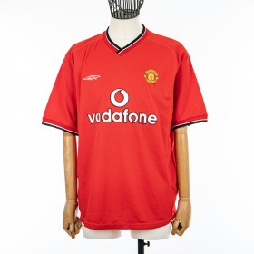 2000 2001 Manchester United Home Jersey Umbro
