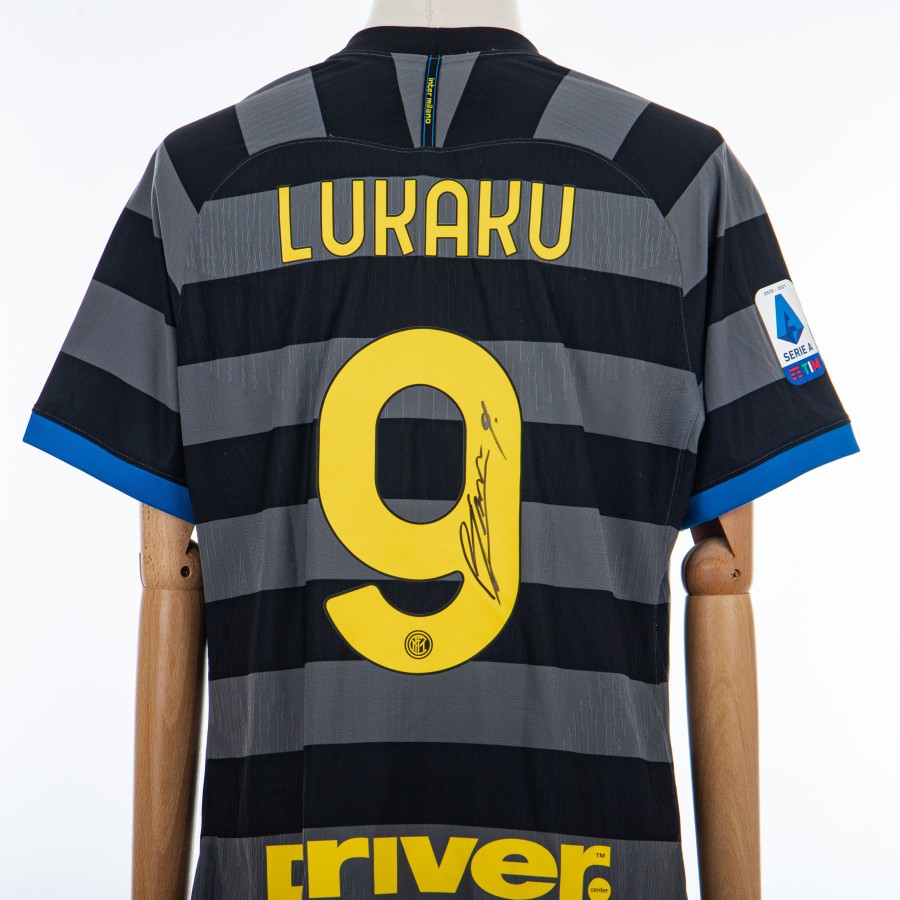 MAGLIA REPLICA BAMBINO UFFICIALE INTER ROMELU LUKAKU 2020-2021