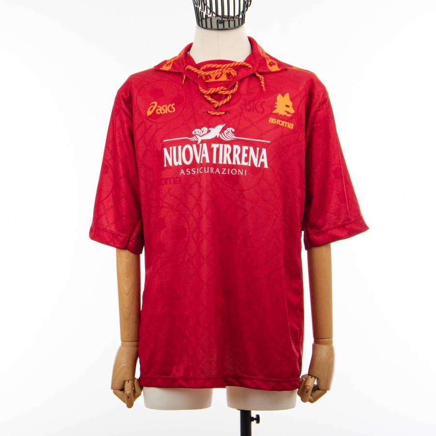 1994-95 Roma Home L/S Shirt - 9/10 - (L)