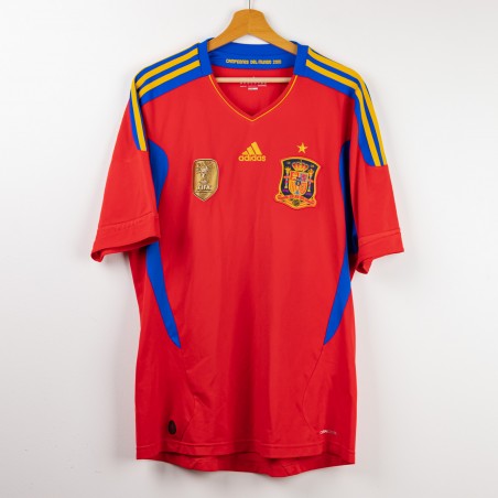 2011 Spain Adidas Home Jersey