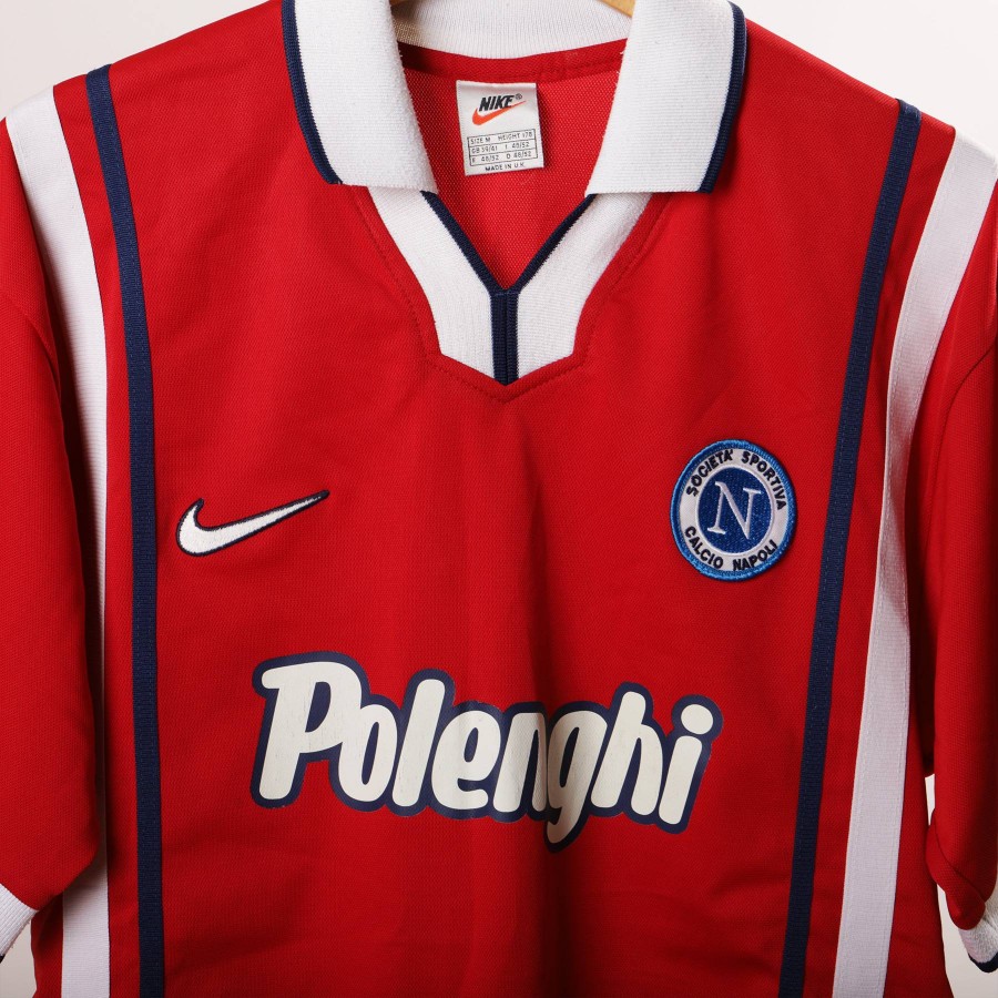 1997 1998 ssc napoli third red jersey nike