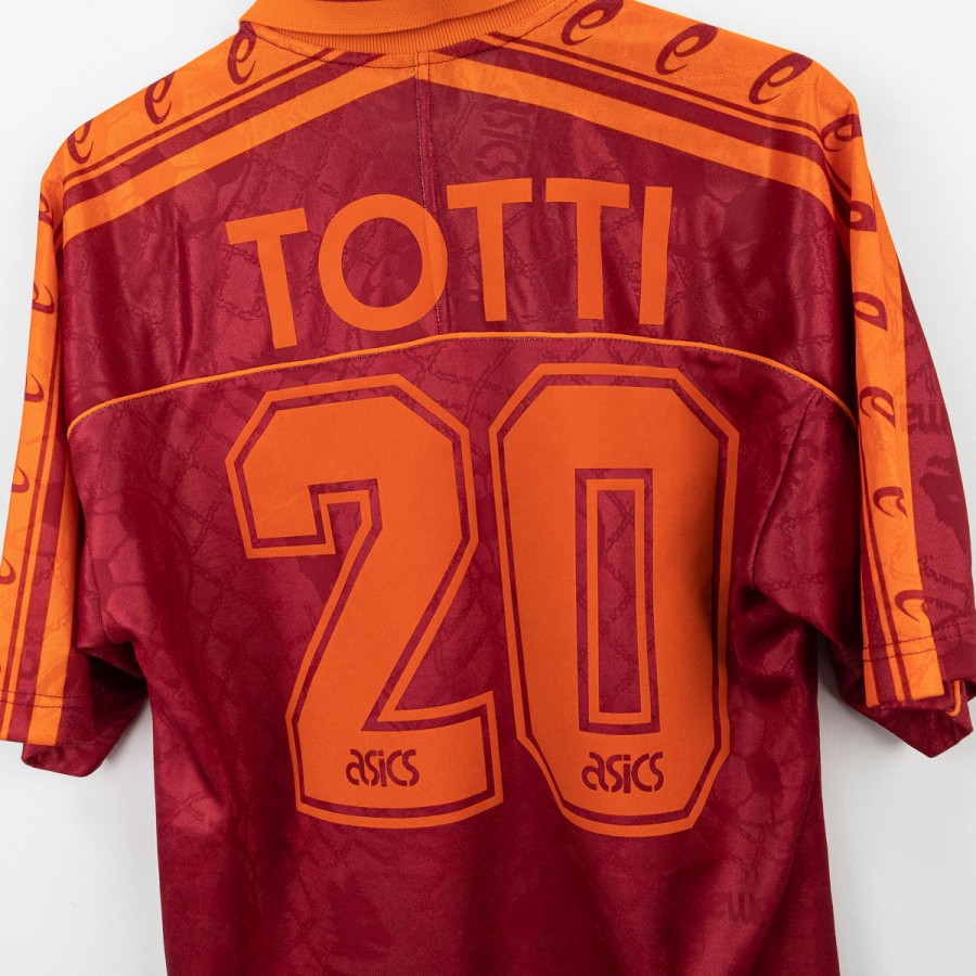 R21古着イタリア製1995-96 asics ASローマ背番号8スタットゥート イタリア製1995-96 asics ASローマ背番号8スタットゥート R21