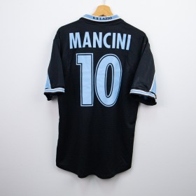 1998-00 Lazio Home Shirt Mancini #10 - 8/10 - (L)