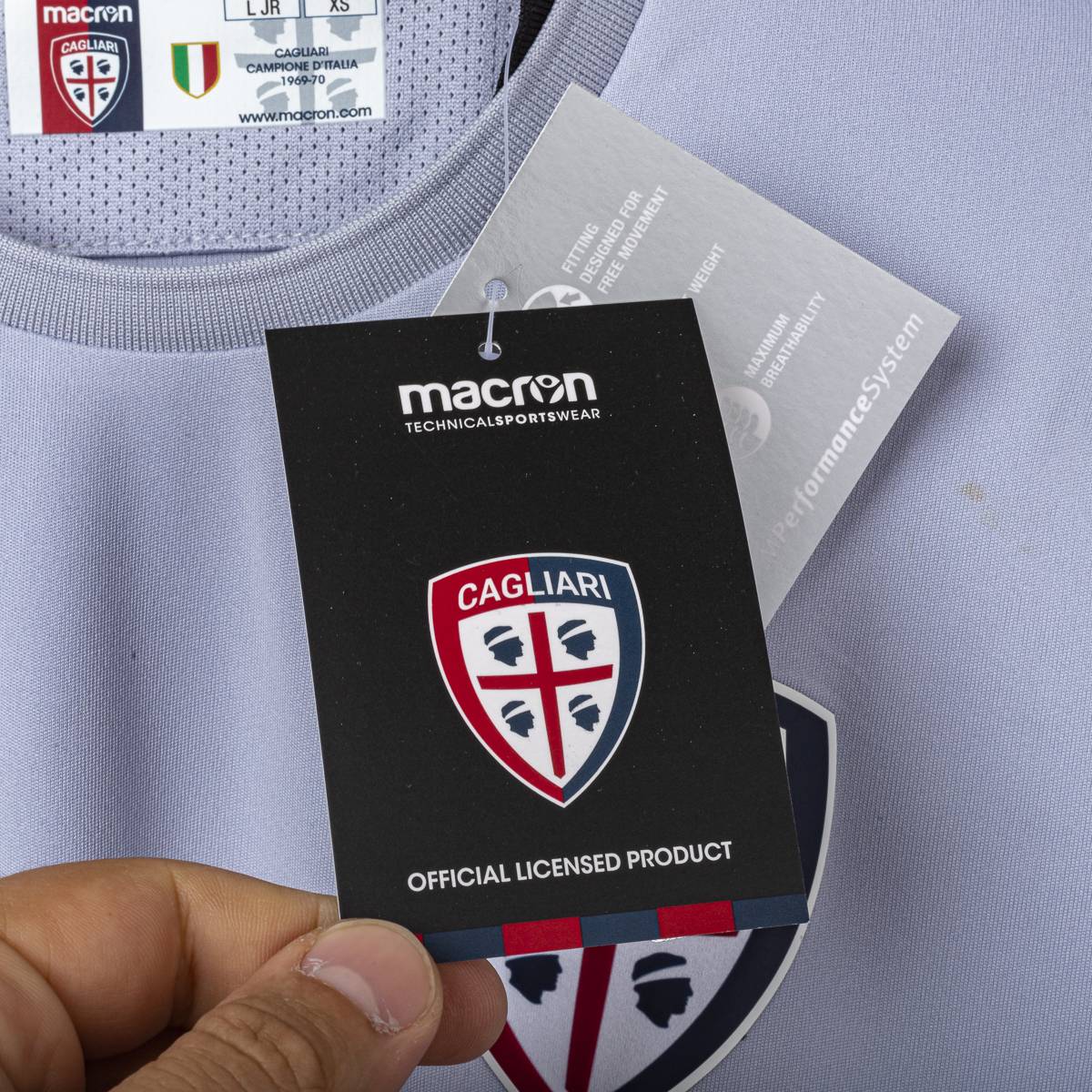 Kit portiere home bambino calcio cagliari 2018/2019