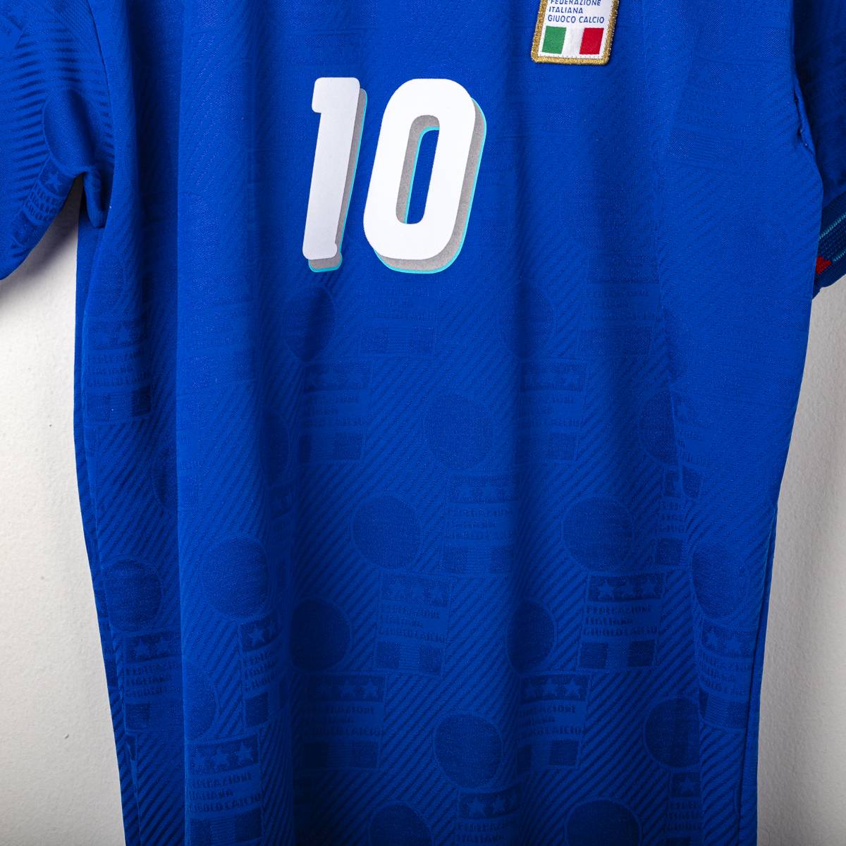 Maglia Home Italia Diadora R.Baggio n10 Mondiale Usa 1994  80x58