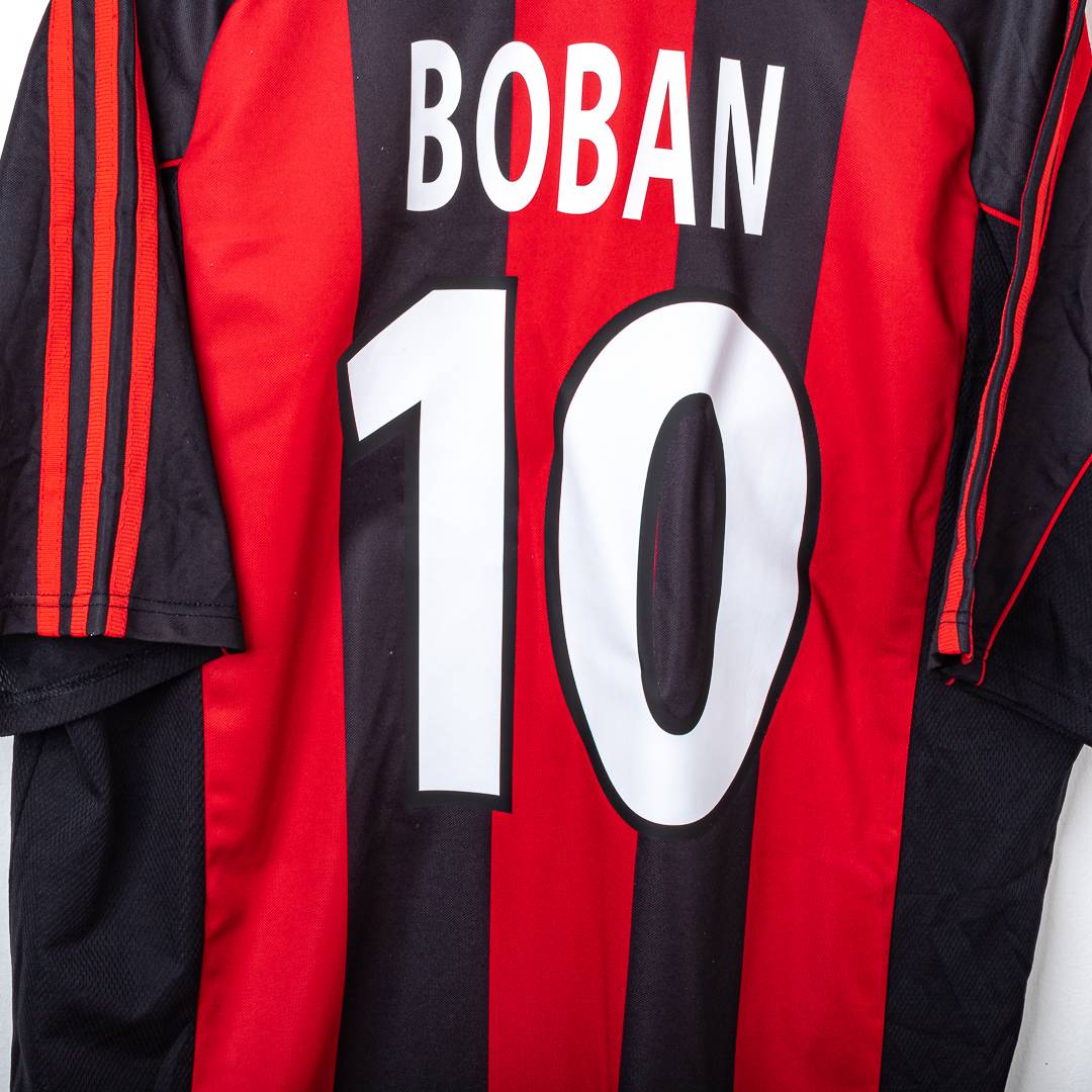 Maglia Home Milan Adidas Boban 10 2001/2002