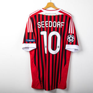 Maglia Home Milan Adidas Seedorf 10 Uefa 2011/2012