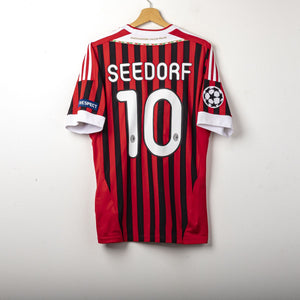 maglia home milan Uefa Adidas Seedorf 10 mc 2011/2012