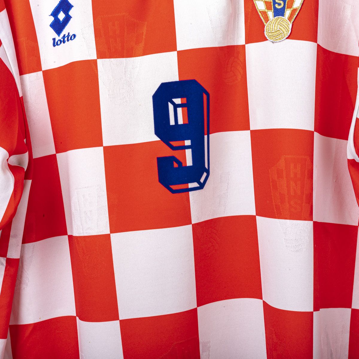 maglia home croazia lotto suker n9 1996