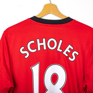Maglia Home Manchester United Nike Scholes 18 2009/2010