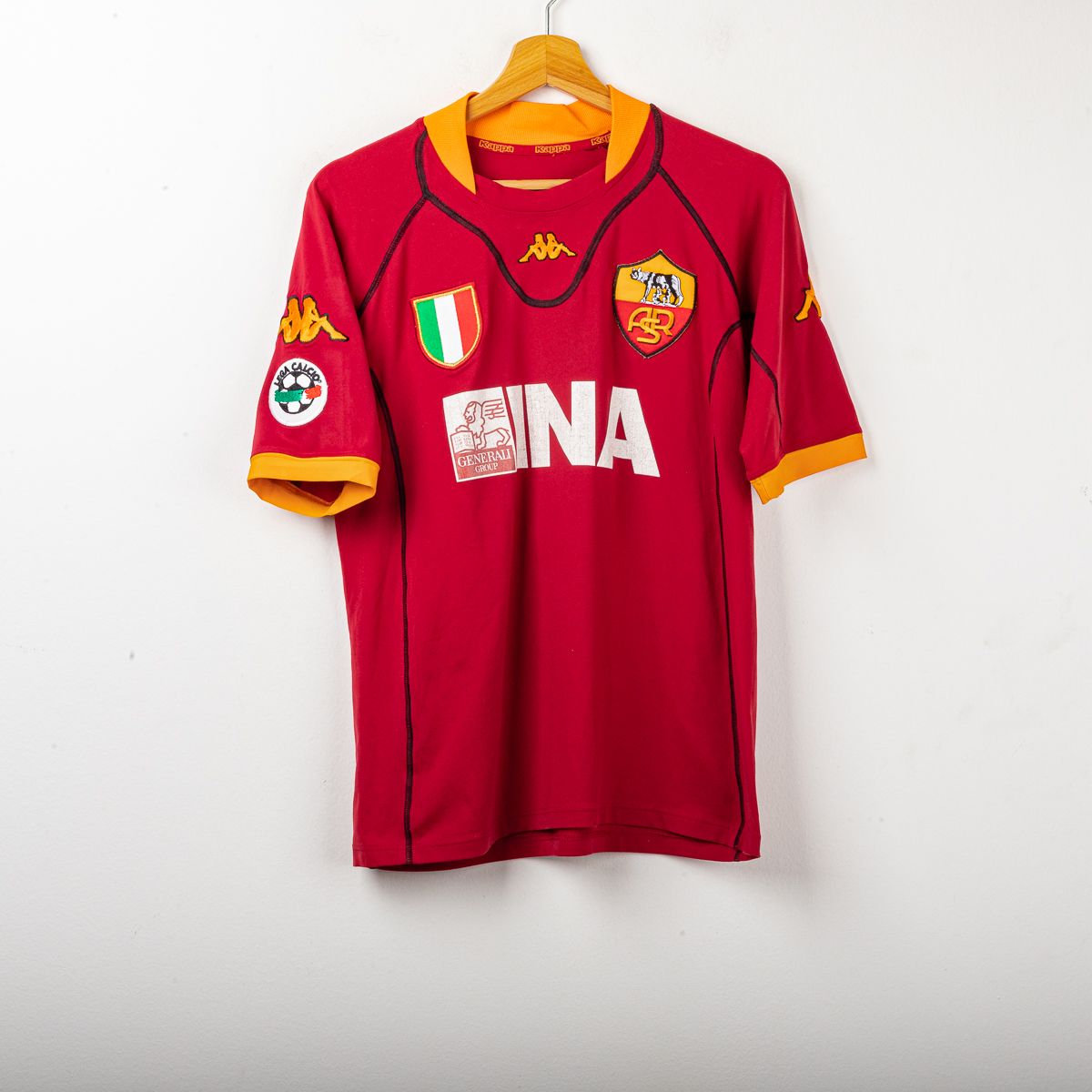 Maglia As Roma Home Kappa Totti n10 2001/2002