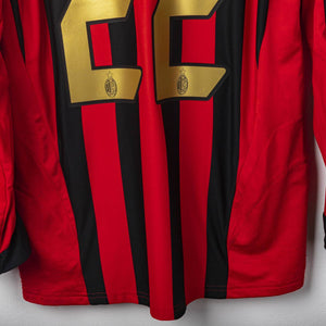 Adidas Milan Kaka 22 ml Champions Home Shirt 2005/2006