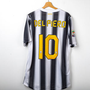 maglia home juventus nike del piero 10 player version 2011/2012