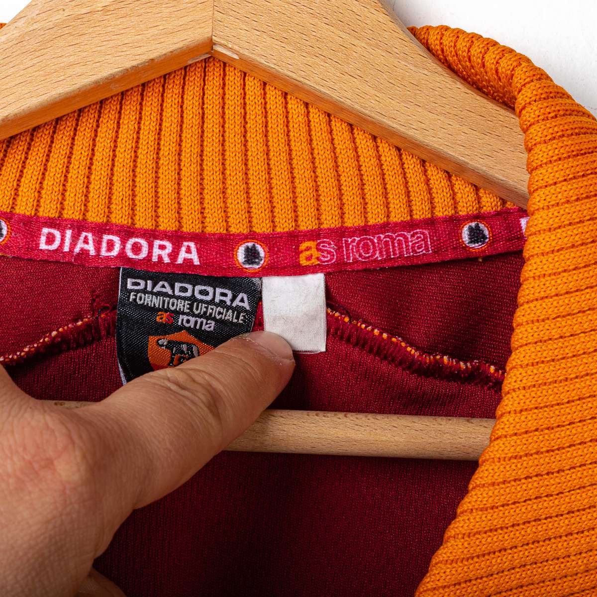 Roma Diadora Ina Assitalia 1998/1999 Home Shirt