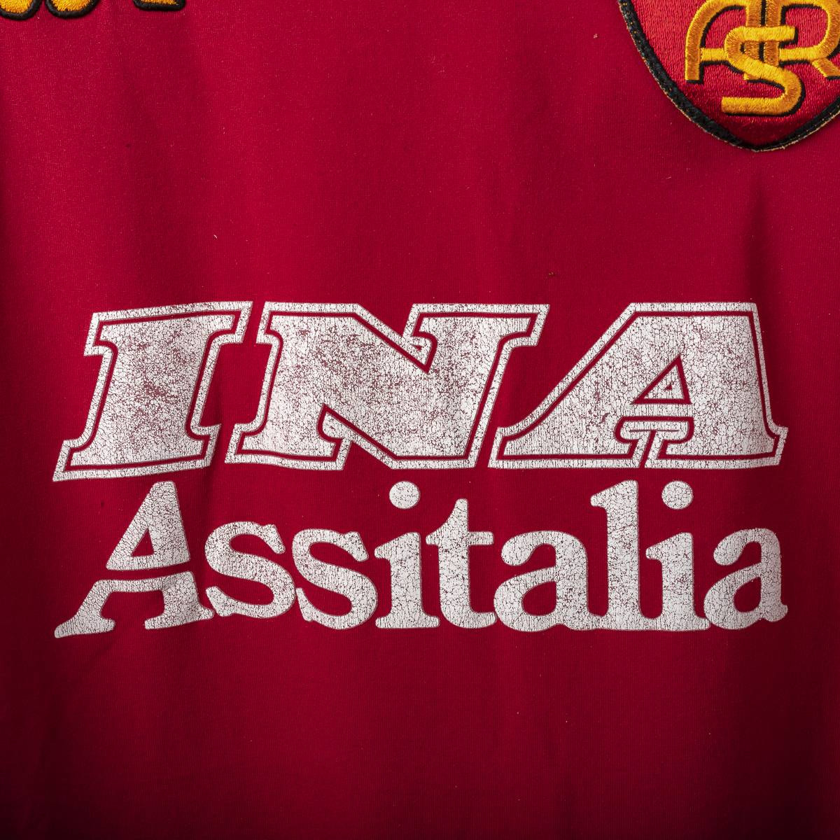 Maglia Home As Roma Kappa Totti n10 ml 2000/2001