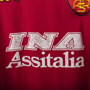 Maglia Home As Roma Kappa Totti n10 ml 2000/2001