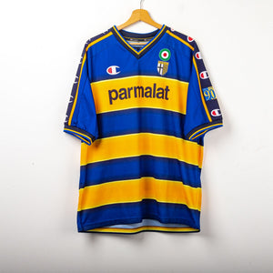 Maglia Home Parma Champion Mutu n20 2002/2003