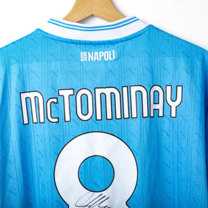 Maglia Home Napoli EA7 Mc Tominay 8 Autografata 2025/2026