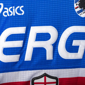maglia home sampdoria asics Bazzani 9 2002/2003