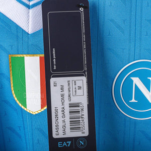 Maglia Napoli Home EA7 Neres 7 Finale Supercoppa 2025/2026