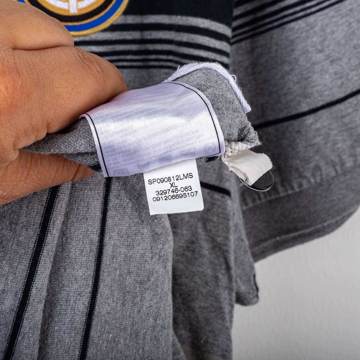 Nike Inter 2009/2010 Grey Polo Shirt