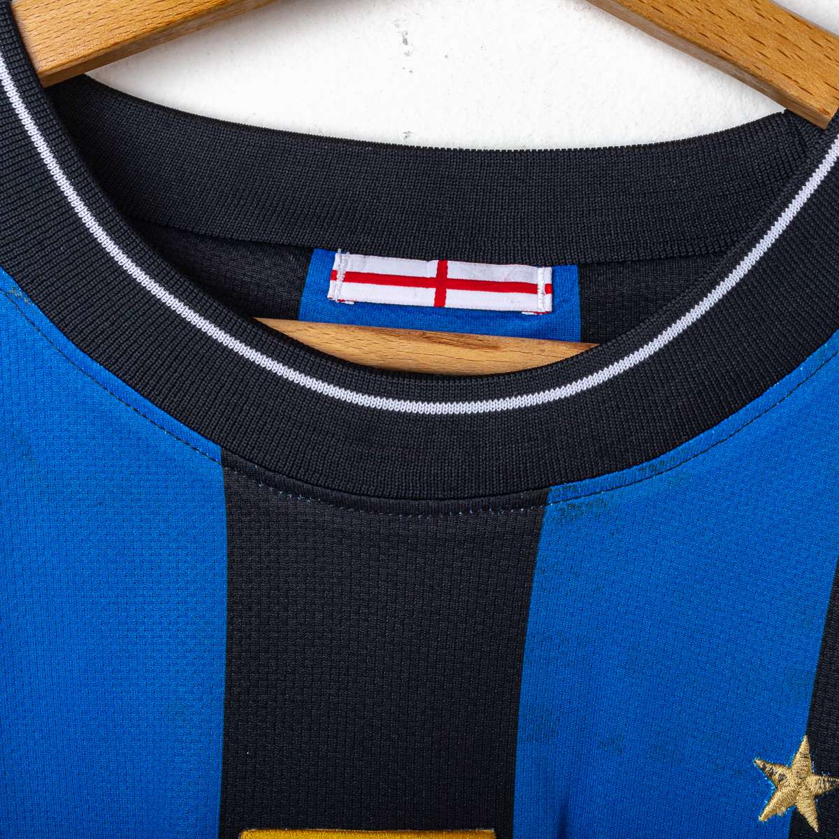 Inter Milan Nike Zanetti 4 UEFA 2009/2010 Home Shirt