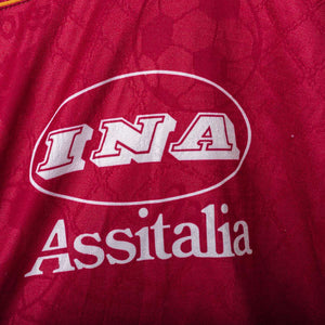 Maglia Home Roma Asics Fonseca ML 11 1995/1996 74X57