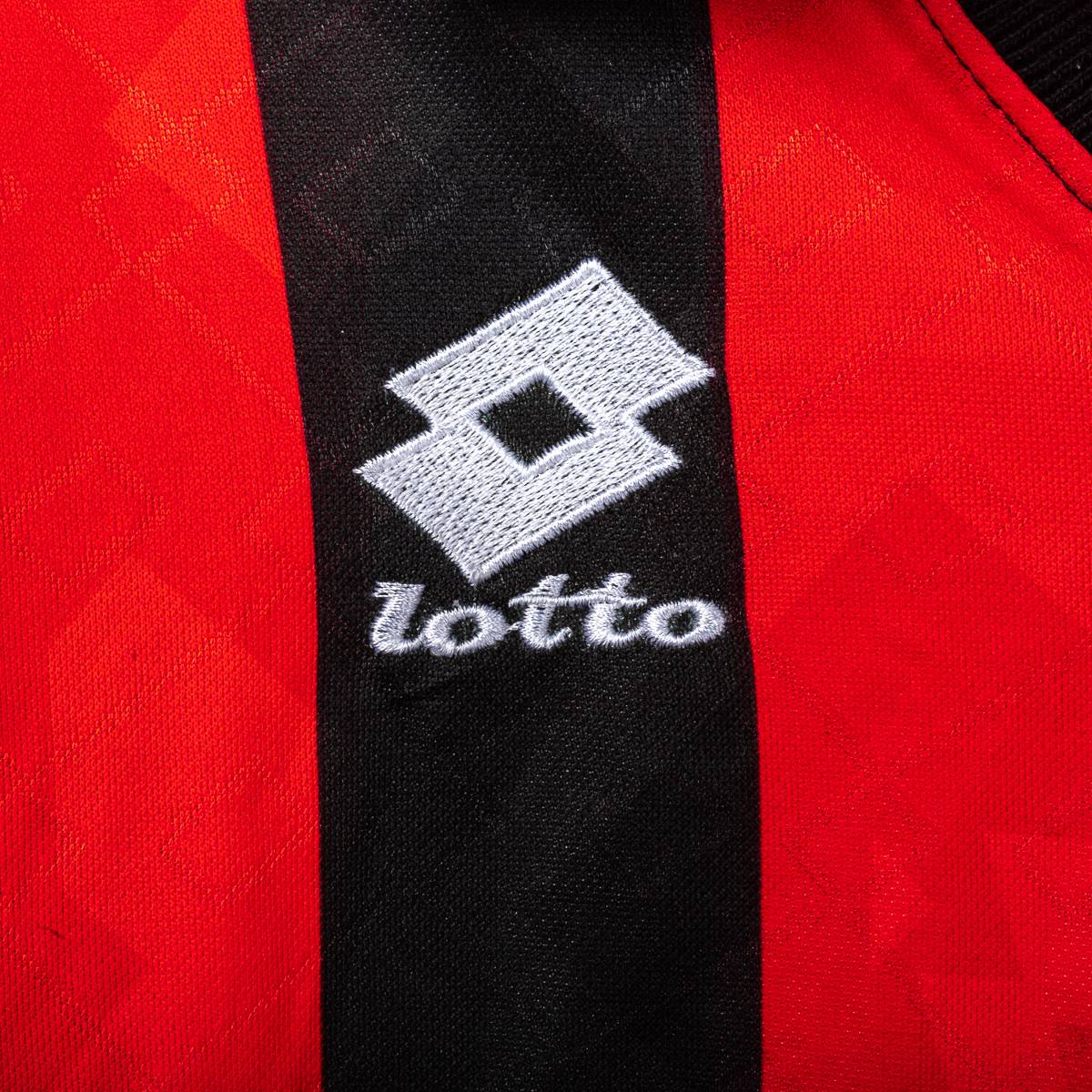 Maglia Home Milan Lotto Opel Maldini 3 1995/1996