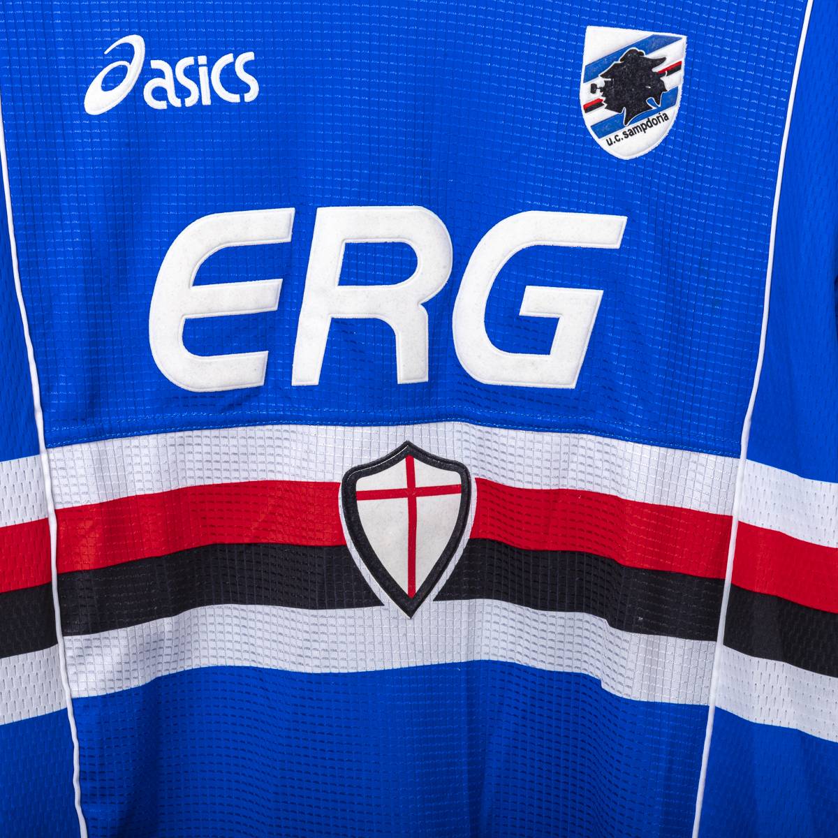 maglia home sampdoria asics bettarini 3 2002/2003