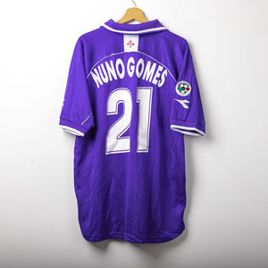 Maglia Home Fiorentina Diadora Nuno Gomes n21 2000/2001
