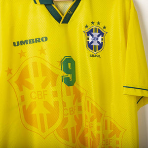 maglia home brasile umbro ronaldo n9 1995/1996