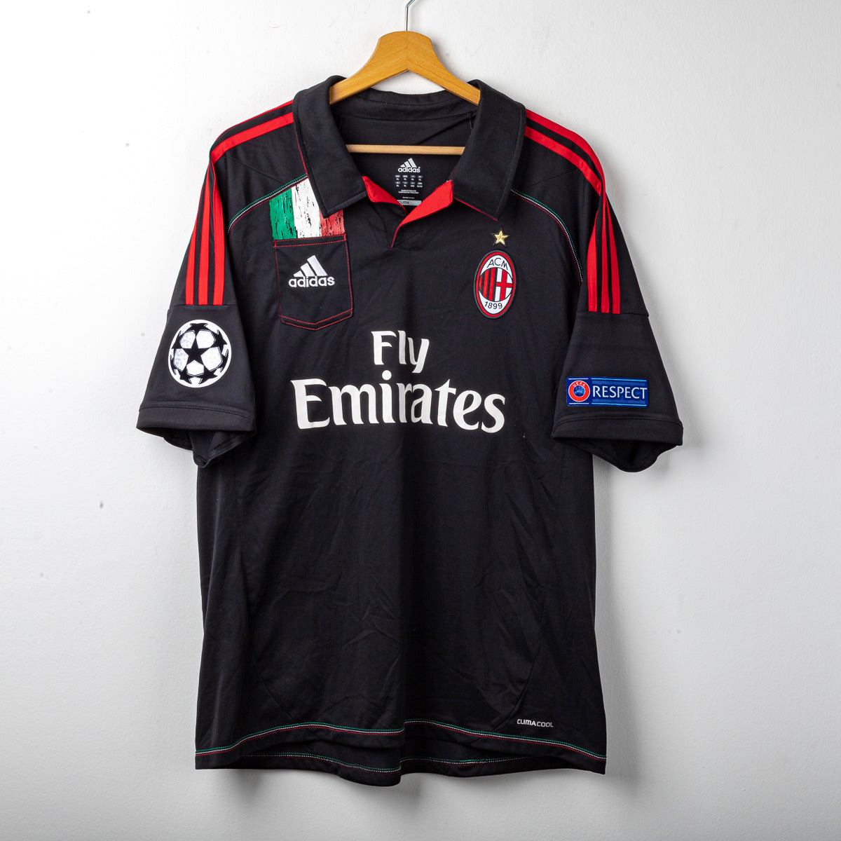 Maglia Third Milan Adidas Robinho 70 UEFA 2012/2013