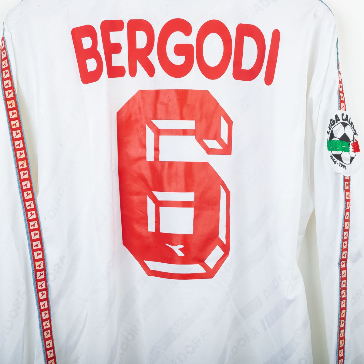 DIADORA GIANNICHEDDA シャツ ウディネーゼ 実使用 COA Padova Diadora Bergodi 6 1996/1997 Home Shirt